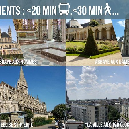 カーンBelle Vaucelles • Renove Et Design • Parking, Wifiアパートメント エクステリア 写真
